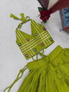 Pc 585 Pure Cotton Mirror Hand Work Navratri Kids Chaniya Choli